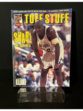 Tuff Stuff Magazine Shaquille O'Neal July 1993 Basketball "Shaq The Real Deal"